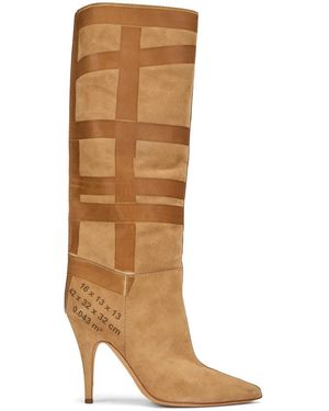 Moschino Heeled Boots - Brown