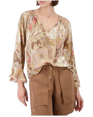 Monari Blouse Lm - Naturel