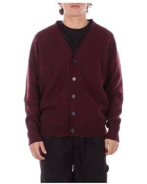Amaranto Truien & Vesten ,Paars ,Wol Maglia Cardigan - Rood