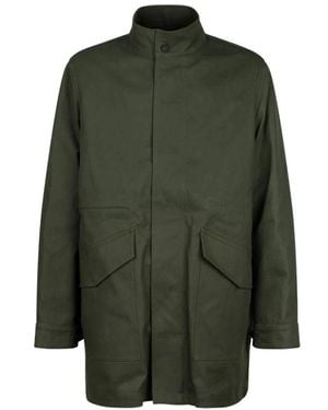 Maison Kitsuné Militärgrüner Parka Mantel