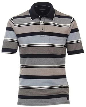 Venti Herren Polo Shirt Zeitloses Design - Schwarz