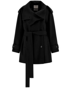 Sportmax Trench Coats - Black