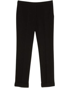 Twinset Slim Fit Broeken - Zwart