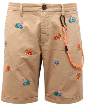 Sun 68 Bermuda Chino Embroidery - Naturel