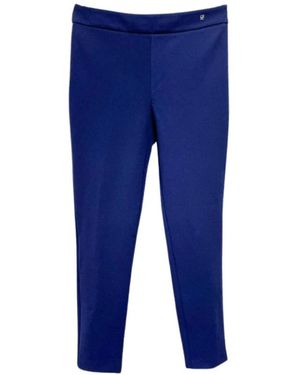 Carolina Herrera Cropped Trousers - Blue