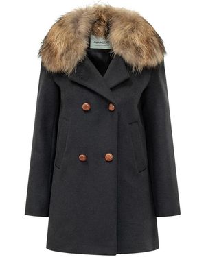 Ava Adore Double-Breasted Coats - Nero