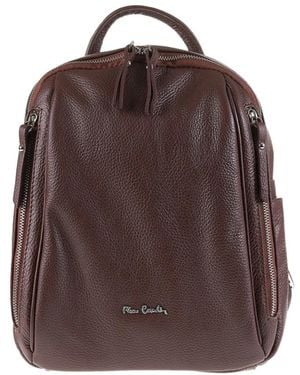 Pierre Cardin Tassen ,Bruin ,Leer Céleste Nova Rugzak