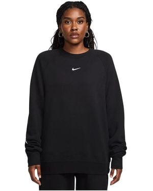 Nike Fleece Cs Crew - Zwart
