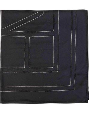 TOTEME Silky Scarves - Negro