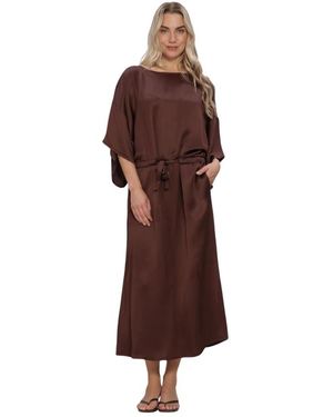 Summum Dress Heavy Silky Touch - Bruin