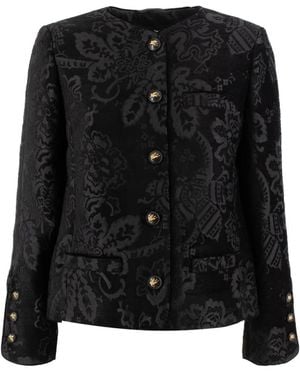 Etro Jassen ,Zwart ,Jacket
