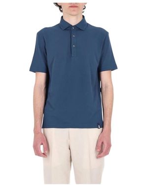 Drumohr Polo Shirts - Blue