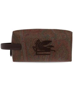 Etro Toilet Bags - Marrone