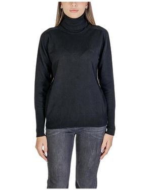 Alviero Martini 1A Classe Schwarzer Rollkragenpullover Für Frauen