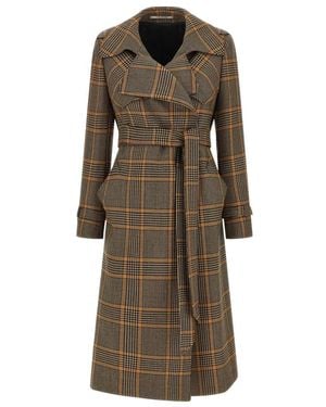 Tagliatore Trench Coats - Marrón