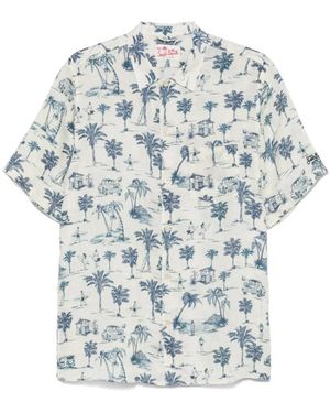 Mc2 Saint Barth Short Sleeve Shirts - Bleu