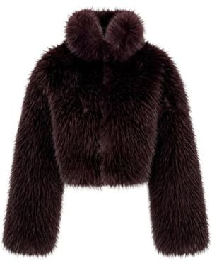 Pinko Faux Fur & Shearling Jackets - Nero