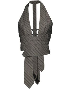 Christopher Esber Sleeveless Tops - Metallic