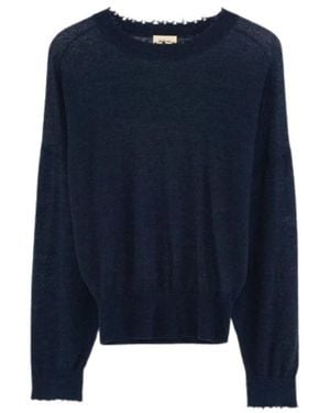 Bellerose Round-Neck Knitwear - Blue