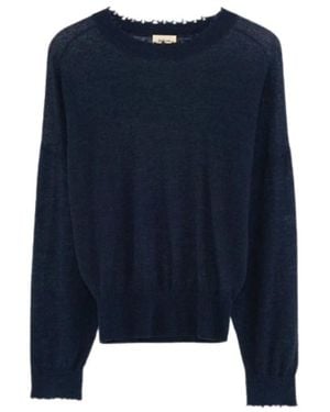 Bellerose Round-Neck Knitwear - Blue