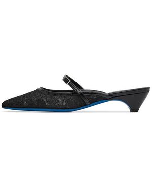 Loriblu Heeled Mules - Bleu