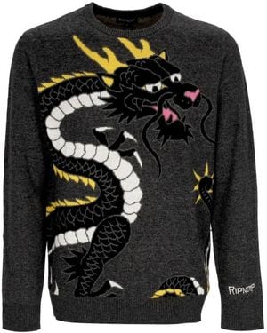 RIPNDIP Round-Neck Knitwear - Negro