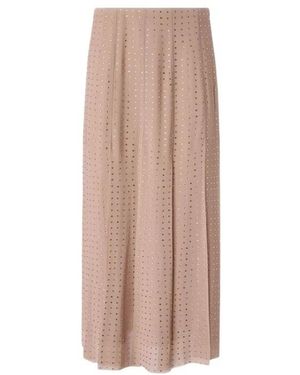 Pinko Rokken ,Polyester Rucola Midi Rok - Naturel