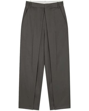 Low Classic Tapered Trousers - Grigio