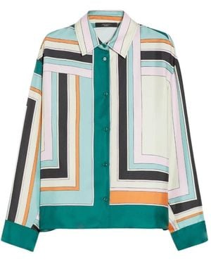 Weekend by Maxmara Formia Multicoloured Shirt - Green
