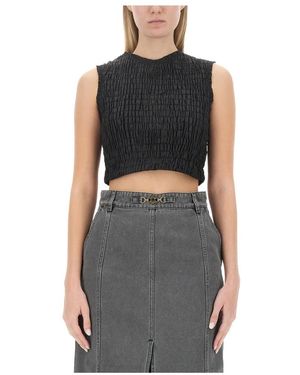 Patou Sleeveless Tops - Black