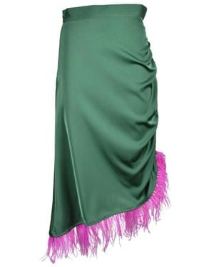 WEILI ZHENG Midi Skirts - Vert