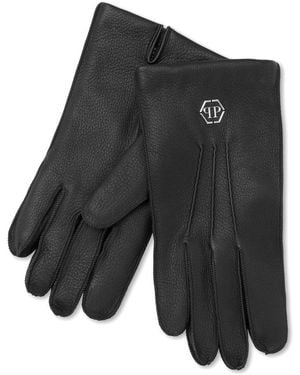 Philipp Plein Mid-Gloves Hexagon - Schwarz