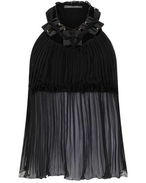 Alberta Ferretti Sleeveless Tops - Black