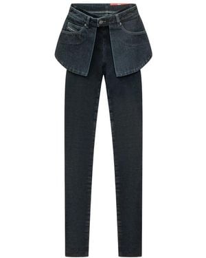 DIESEL Skinny Jeans - Bleu