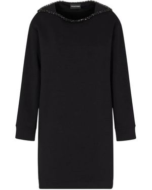 Emporio Armani Short Dresses - Black