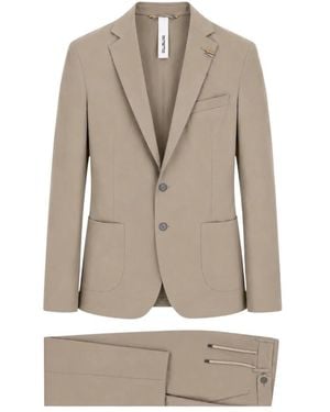 DISTRETTO12 Single Breasted Suits - Neutro