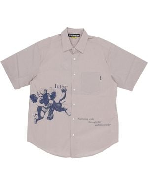 Iuter Short Sleeve Shirts - Purple