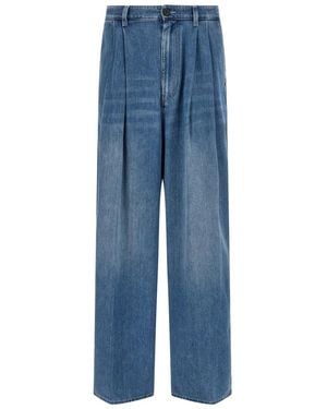 Marni Jeans ,Blauw ,Katoen Wide Jeans
