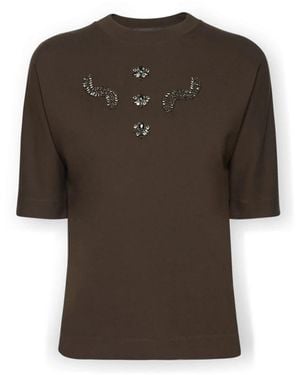 Elena Miro T-Shirts - Marrón