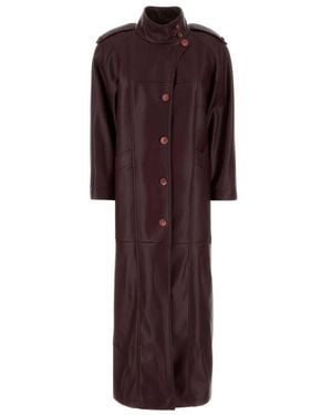 LE SULLY STUDIO Single-Breasted Coats - Purple