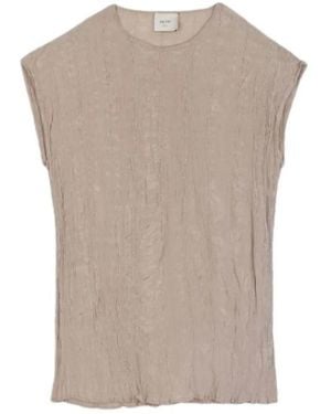 Alysi Sleeveless Tops - Gris