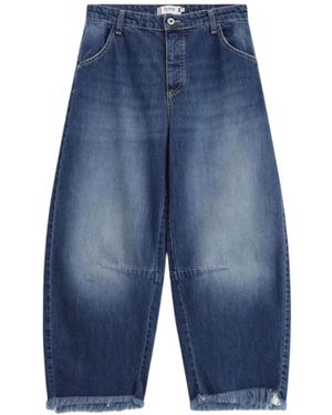 Please Cropped Jeans - Azul