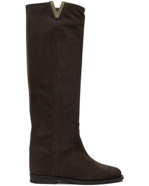 Via Roma 15 High Boots - Marrone