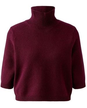 Ouí Rollkragenpullover Mit Dreiviertelärmeln - Rot