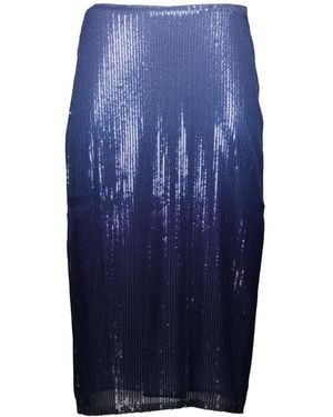 Samsøe & Samsøe Rokken ,Blauw ,Polyester Saagneta Blauwe Rok