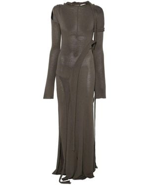 OTTOLINGER Linen Blend Maxi Dress - Grey