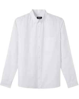 A.P.C. Casual Shirts - White