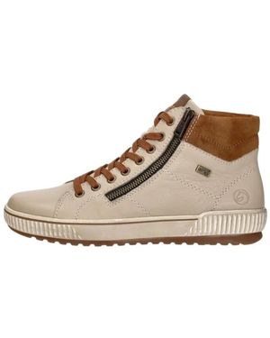 Remonte Schoenen ,Leer Veterschoenen Hoog - Bruin