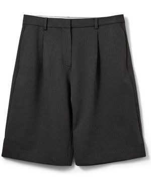 Sofie Schnoor Korte Broeken ,Grijs ,Casual Shorts - Zwart