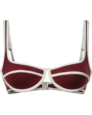 MC2 Saint Barth Amira String Balconette Bikini-Oberteil - Rot